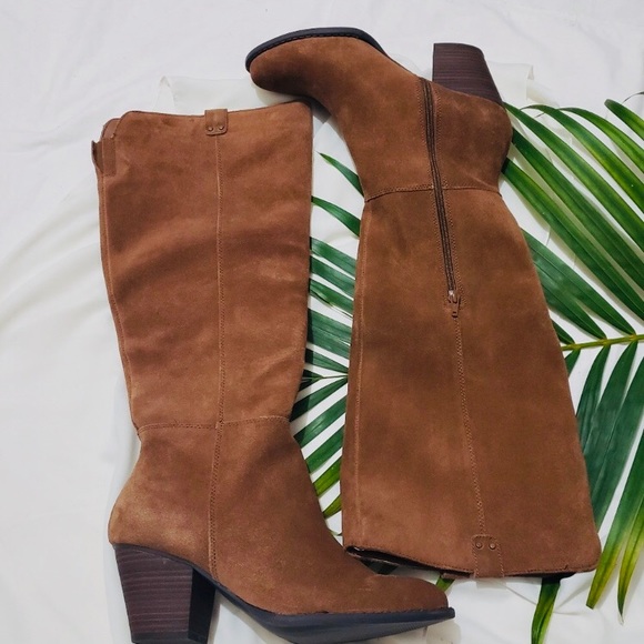 Universal Thread Shoes - NOWT Women's Heeled Boots- cognac